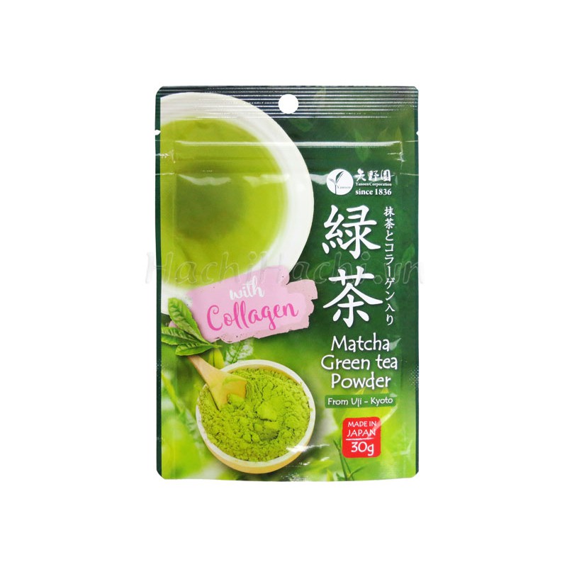 [Mã 159FMCGSALE giảm 8% đơn 500K] Bột trà xanh Matcha Collagen 30g - Hachi Hachi Japan Shop