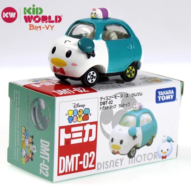 Xe mô hình Tomica Box Disney TsumTsum Top DMT-02. MS: 812. Made in Việt Nam.