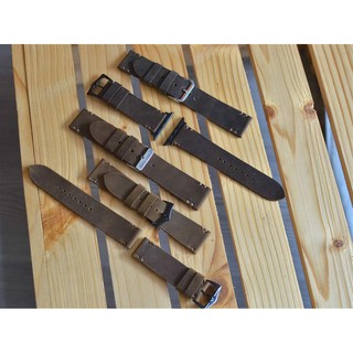 Dây đồng hồ da bò đủ size 18 - 24mm [Tặng Khóa + tool thay dây ]
