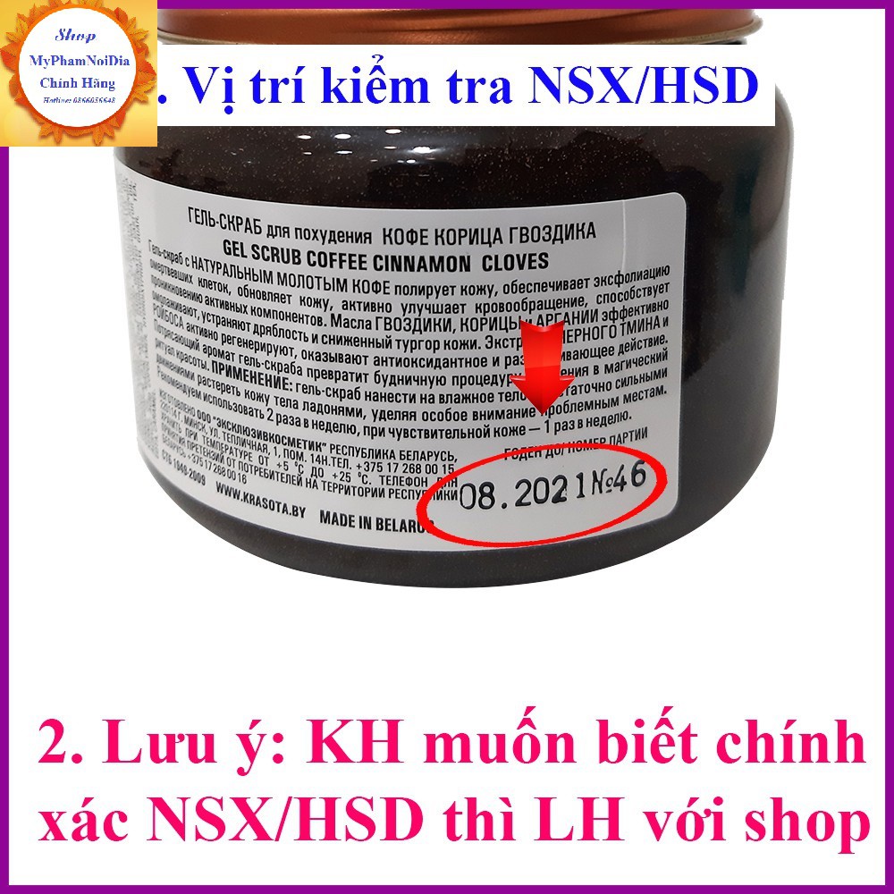 Tẩy Da Chết Quế Hồi Và Cafe Của Nga Cải Thiện Sáng Da, Săn Chắc Đều Màu Da Toàn Thân 380gr -Mỹ Phẩm Nội Địa Chính Hãng | BigBuy360 - bigbuy360.vn
