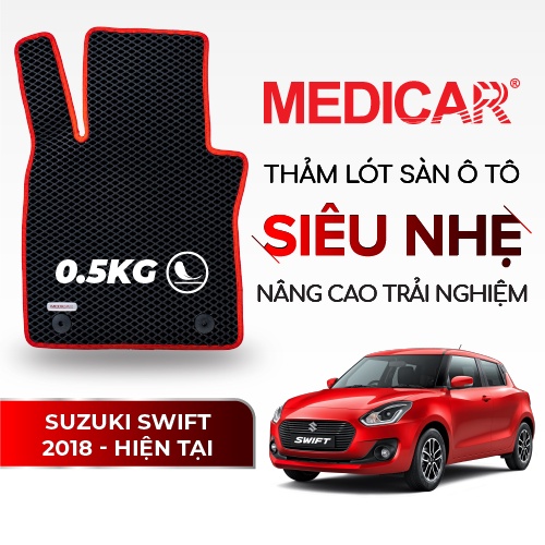 MEDICAR - Thảm lót sàn ô tô Suzuki Swift (2018 -&gt; Hiện tại)