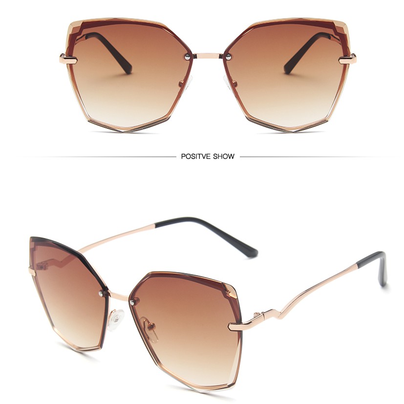 Kính mát thời trang gọng vàng cho nam và nữ