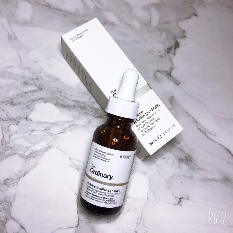 The Ordinary Caffeine Solution 5% + EGCG - 30mL - Tinh chất dưỡng mắt, giảm thâm, giảm nhăn, giảm bọng mắt.