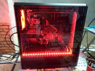DÂY LED RGB 1M LED ĐUỔI + REMOTE TRANG TRÍ CASE PC