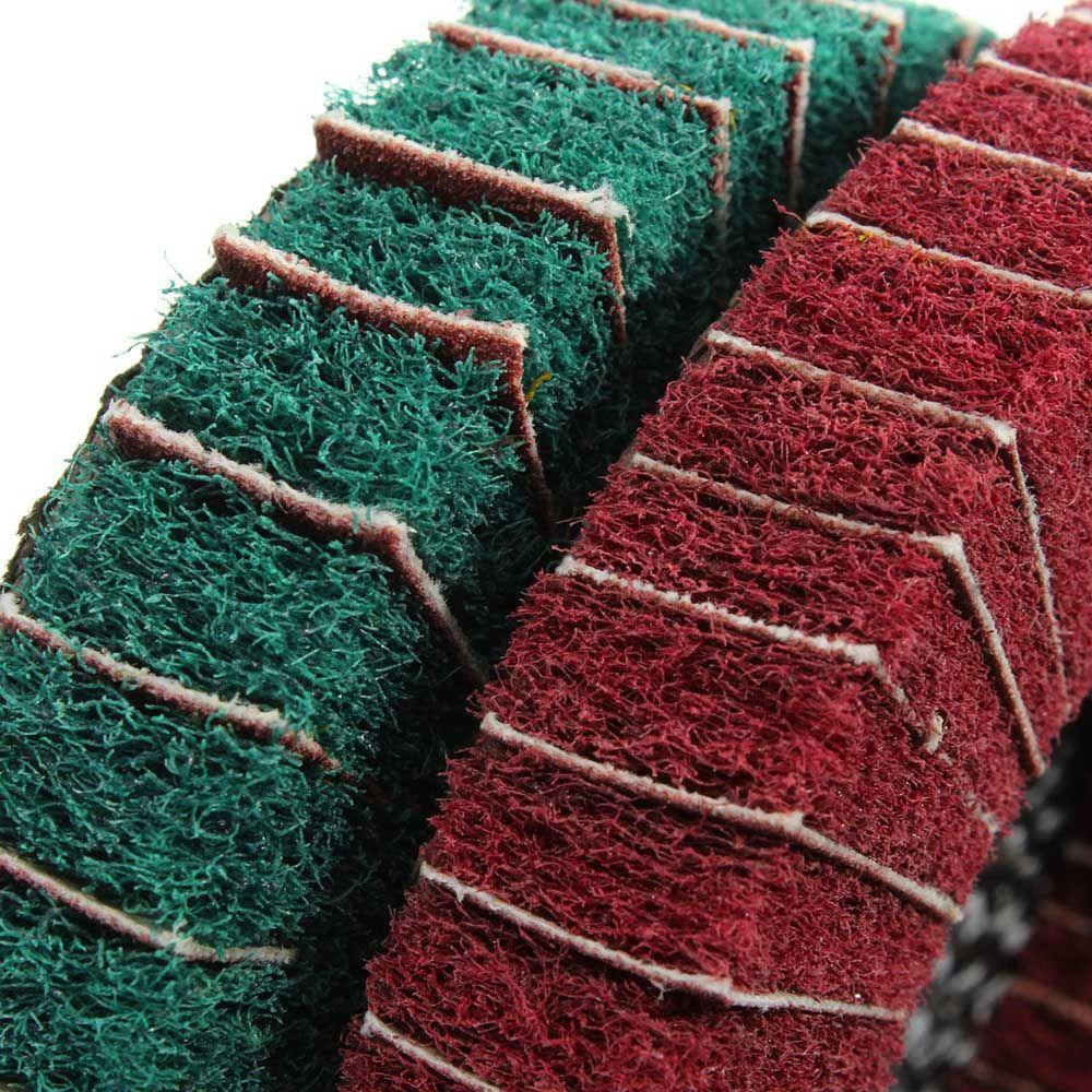PISTA Đĩa Đánh Bóng 4 inch Bằng Sợi Nylon Không Dệt