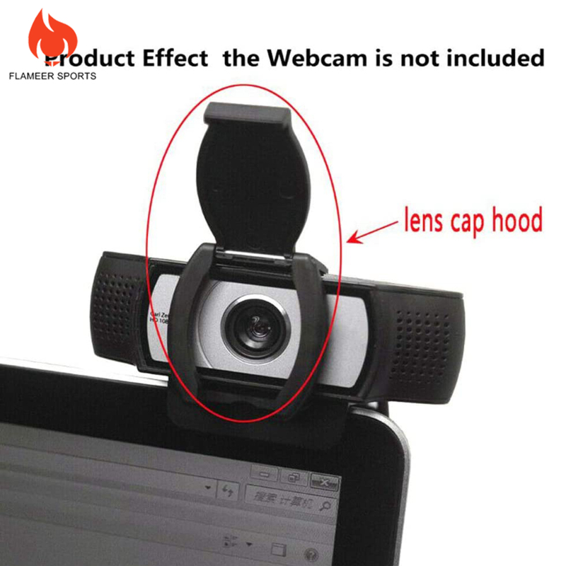 Flameer Sports Protects Lens Cap Hood Cover Fits for Logitech HD Pro Webcam C920 C922 C930e