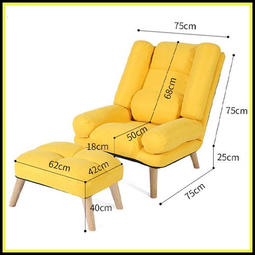 Ghế Sofa Lười, Ghế Sofa Thư Giãn, Ghế Sofa Đa Năng Dành Cho Bạn, Tặng Kèm Đôn | BigBuy360 - bigbuy360.vn