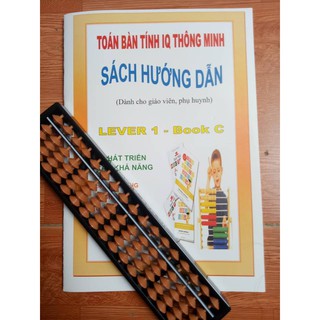BÀN TÍNH GẢY SOROBAN 17 CỘT TẶNG SÁCH HƯỚNG DẪN
