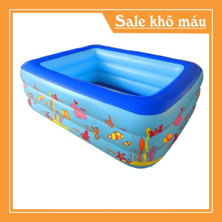 [FreeShip – Sale khô máu] [FREE SHIP] BỂ BƠI 3 TẦNG CHỮ NHẬT 1,3M(DEAL CHUẨN)