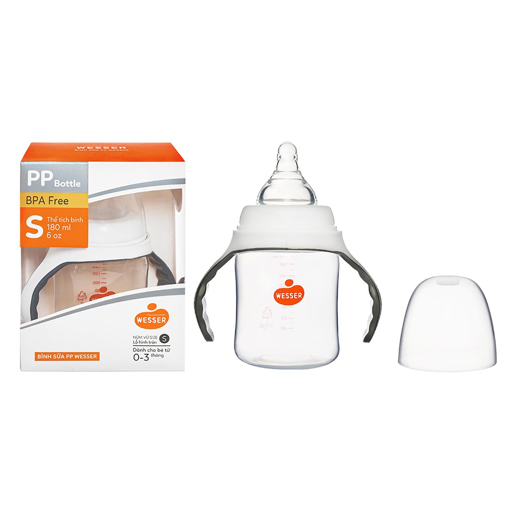 BÌNH SỮA PP Wesser CỔ RỘNG