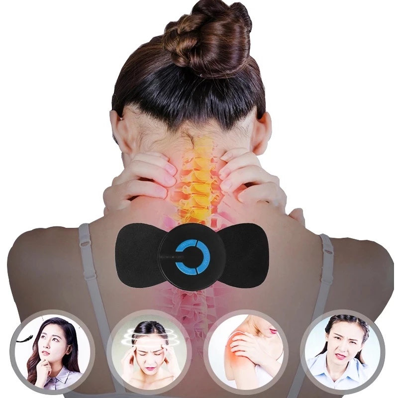 Miếng Massage Xung Điện Cổ Vai Gáy, Bắp Tay, Lưng Bằng Sung Điện Giảm Đau Nhức Hiệu Qủa -Máy Mat xa Toàn Thân 10 Chế Độ
