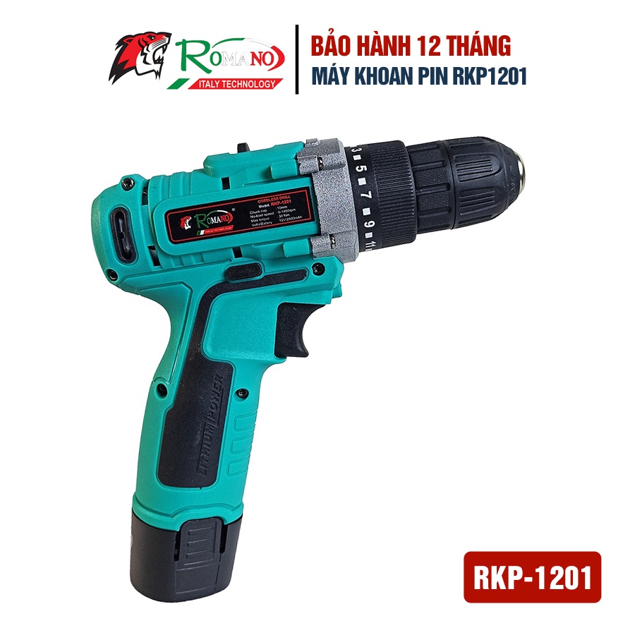 Máy khoan pin 12V ROMANO RKP1201