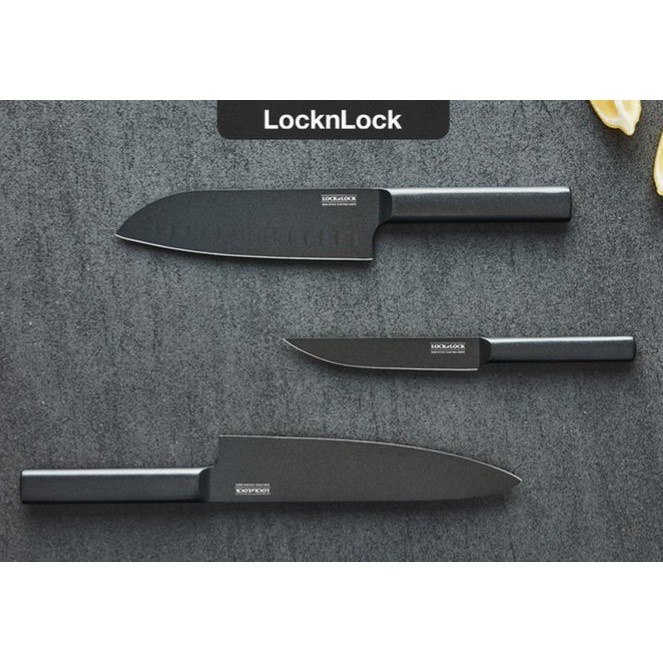 Dao Nhà Bếp Lock&Lock Thép Không Gỉ Phủ Lớp Chống Dính CKK311 CKK312 CKK313 CKK314