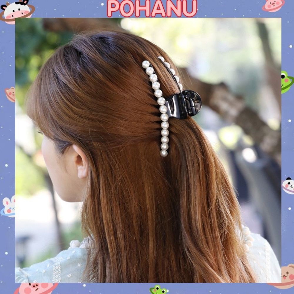 Kẹp tóc càng cua Pohanu đính đá nhân tạo sang chảnh cho nữ KT16