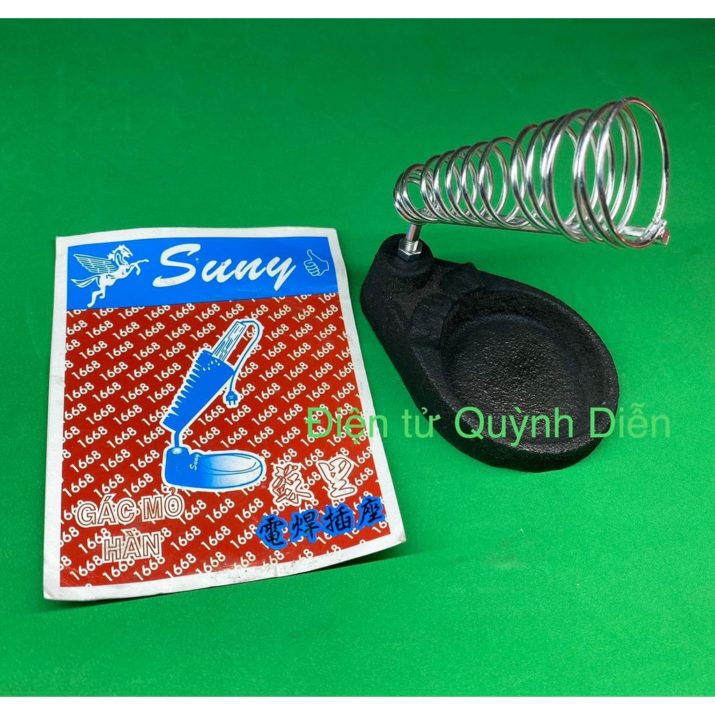 Đế gác mỏ hàn có giá đỡ loại đế nặng - linh kiện điện tử QUỲNH DIỄN