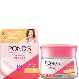 Kem dưỡng trắng da Ponds 50g hồng rạng rỡ ban ngày White Beauty