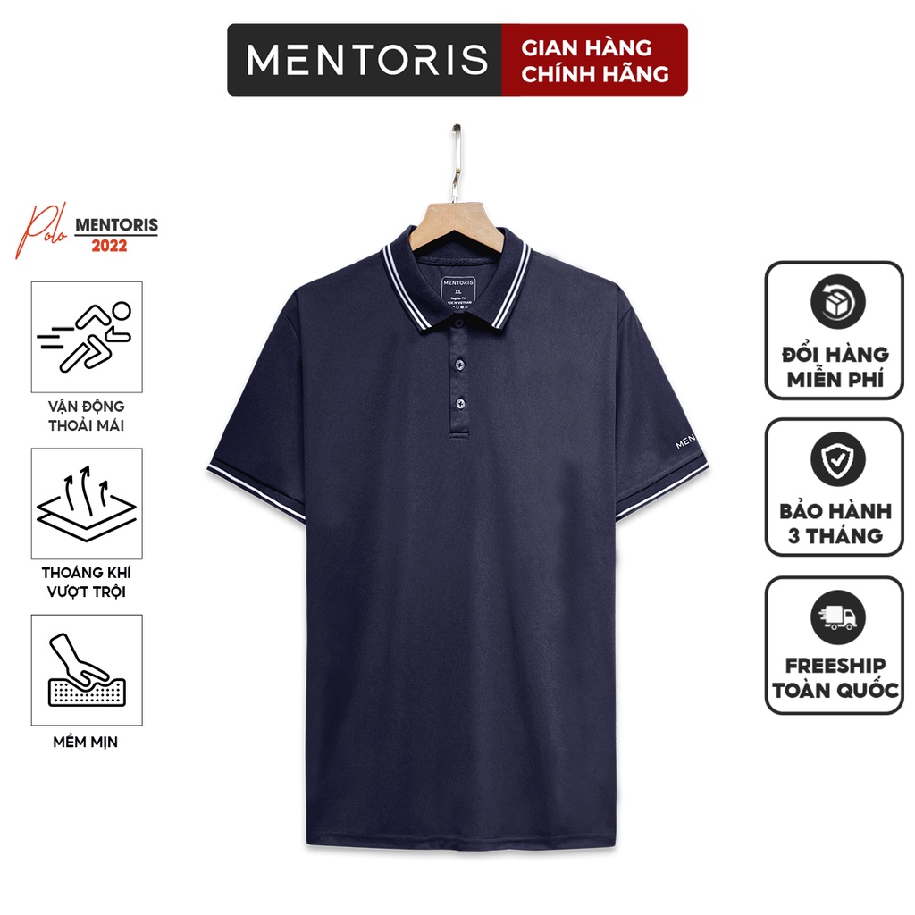 Áo thun nam Polo MNETORIS trơn vải cá sấu cotton mềm mịn ngắn tay basic nhiều màu dễ mix đồ MPL02