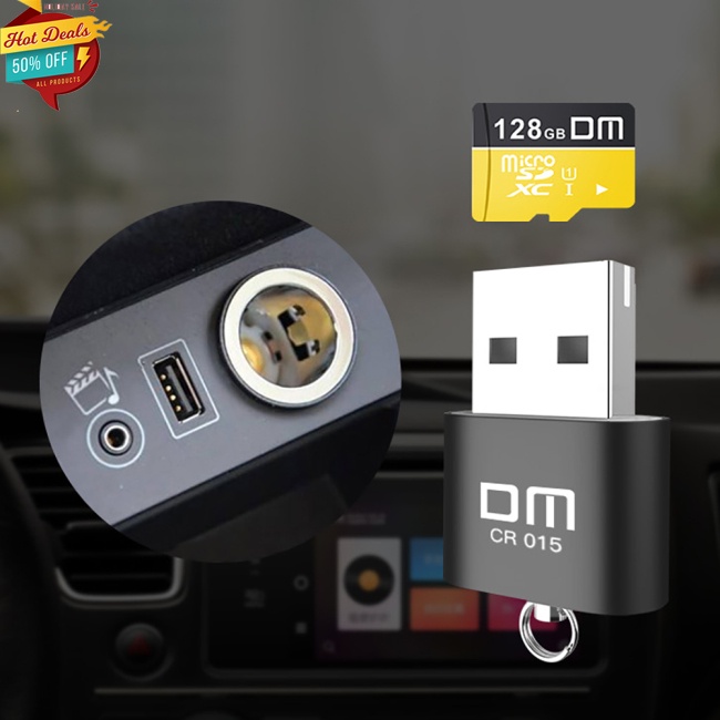 Đầu Đọc Thẻ Nhớ TF Mini Tốc Độ Cao Bằng Kim Loại