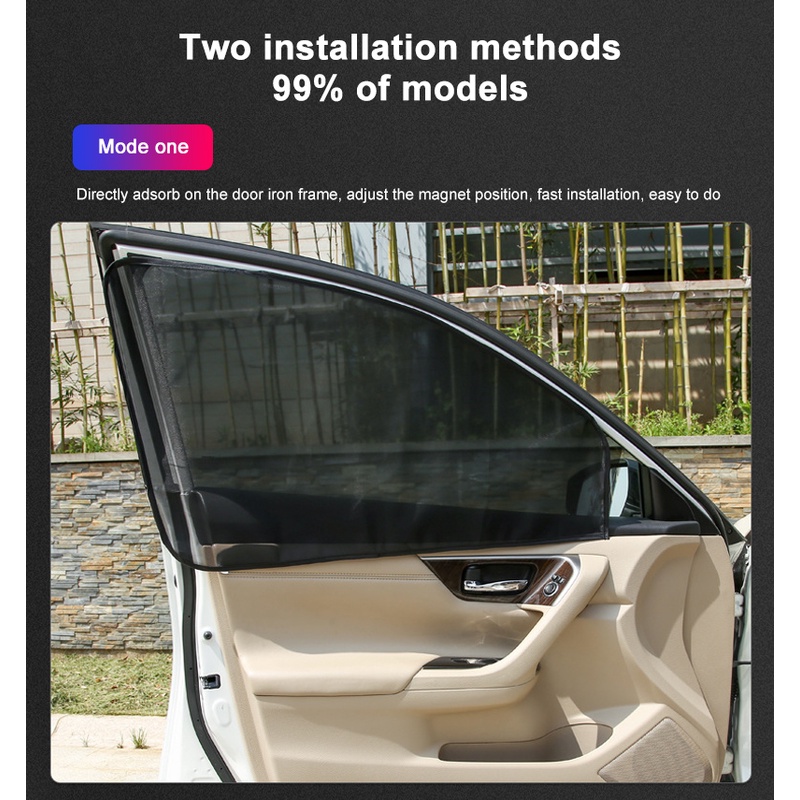 Tấm Che Nắng Từ Tính Chống Tia UV Cho Cửa Sổ Xe Hơi