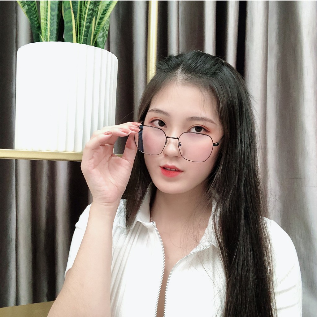 Gọng kính titanium 85010D thời trang cao cấp nam nữ siêu nhẹ siêu bền OURESS