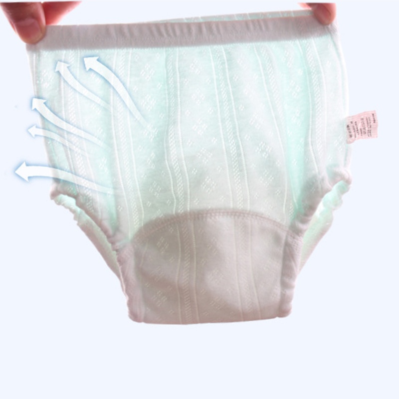 Quần lót tập đi vệ sinh cho bé có thể tái sử dụng không thấm nước 4 lớp Tã lót