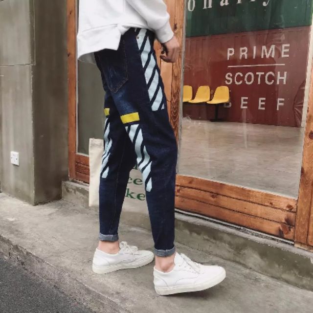 Quần baggy thời trang UniSex Nam nữ in