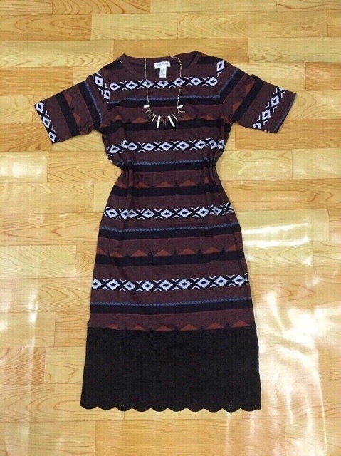 &lt;THANH LÝ NEW&gt; VÁY MAXI THỔ CẨM