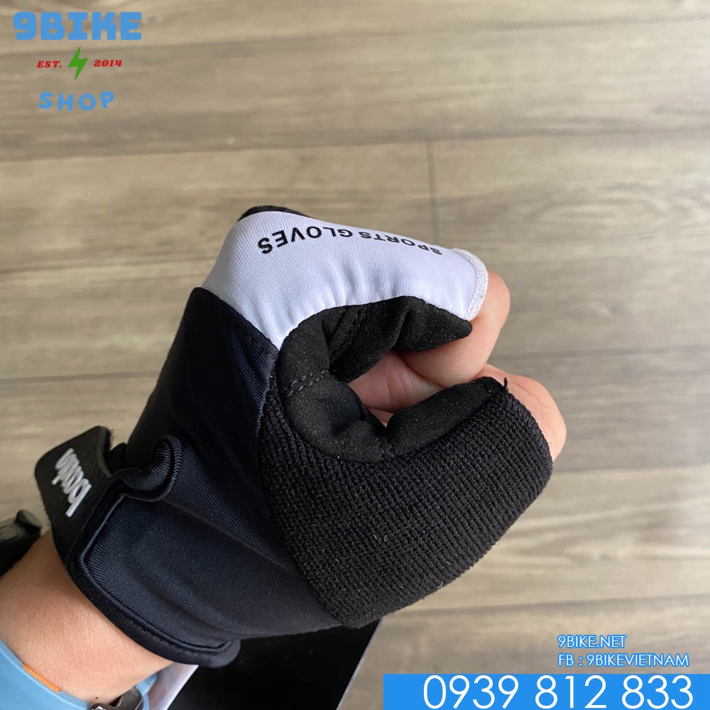 Găng tay xe đạp ngắn ngón thoáng khí BOODUN 1024 Size XL