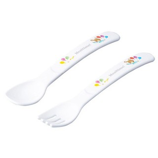 Set 2 thìa dĩa nhựa cho bé OSK