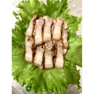 thịt ba chỉ thính chua :500g