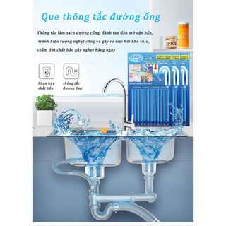 Vỉ 12 que thông cống loại mới