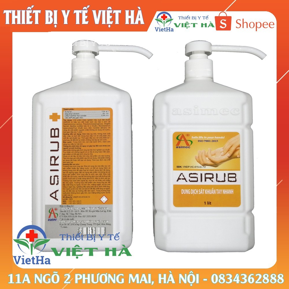 Nước rửa tay khô ASIRUB 500ml & 1000ml