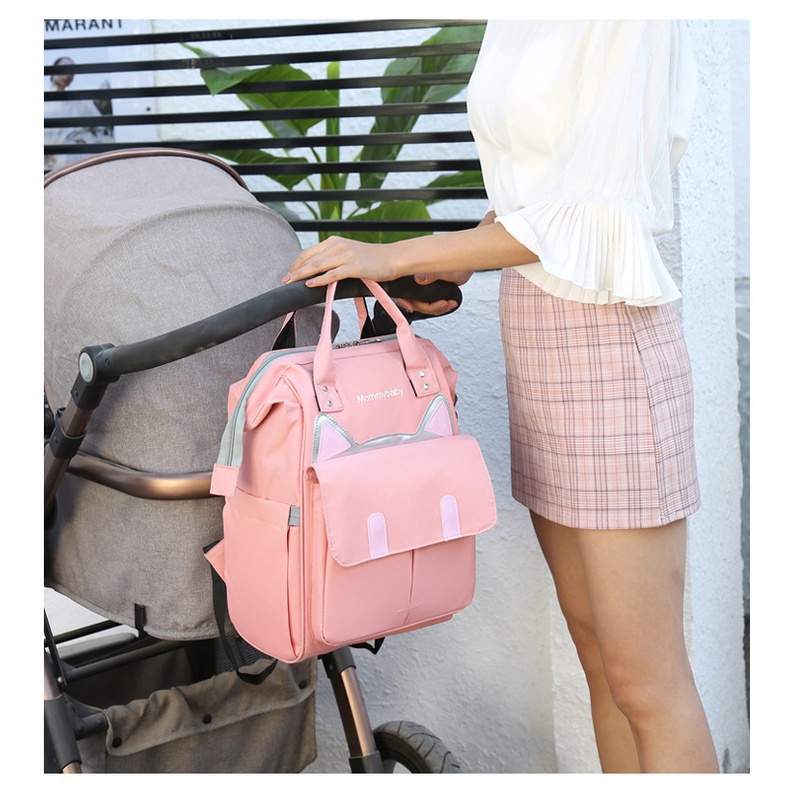 Balo bỉm sữa đa năng cho mẹ và bé, túi xách thời trang đa năng.túi du lịch mommy mẹ và bé