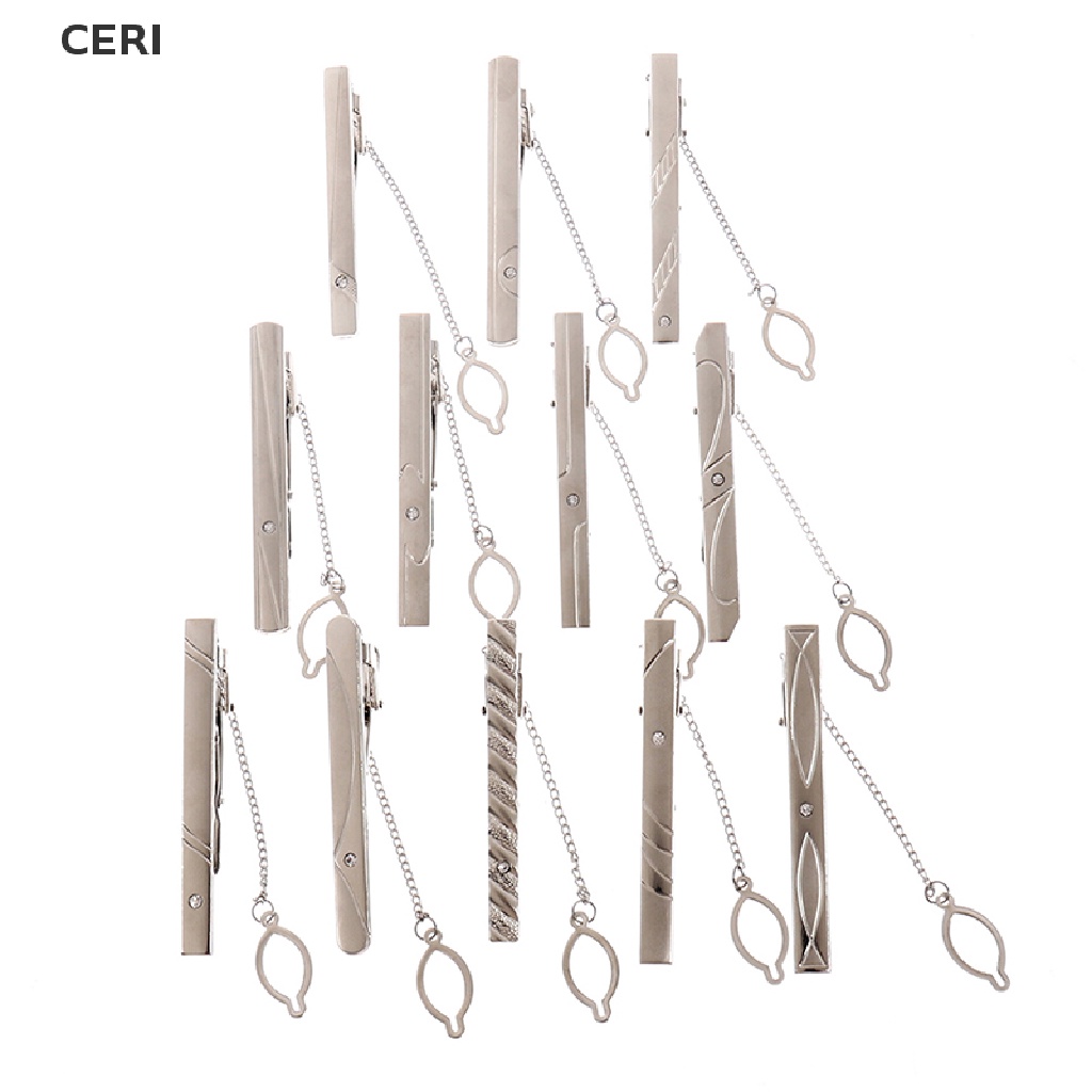 Kẹp cà vạt bằng thép không gỉ màu bạc mới cho nam