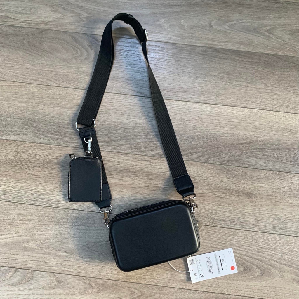(Auth) Túi hộp Z ara size 18cm nhỏ gọn cực kì dễ phối đồ và tiện dụng cao