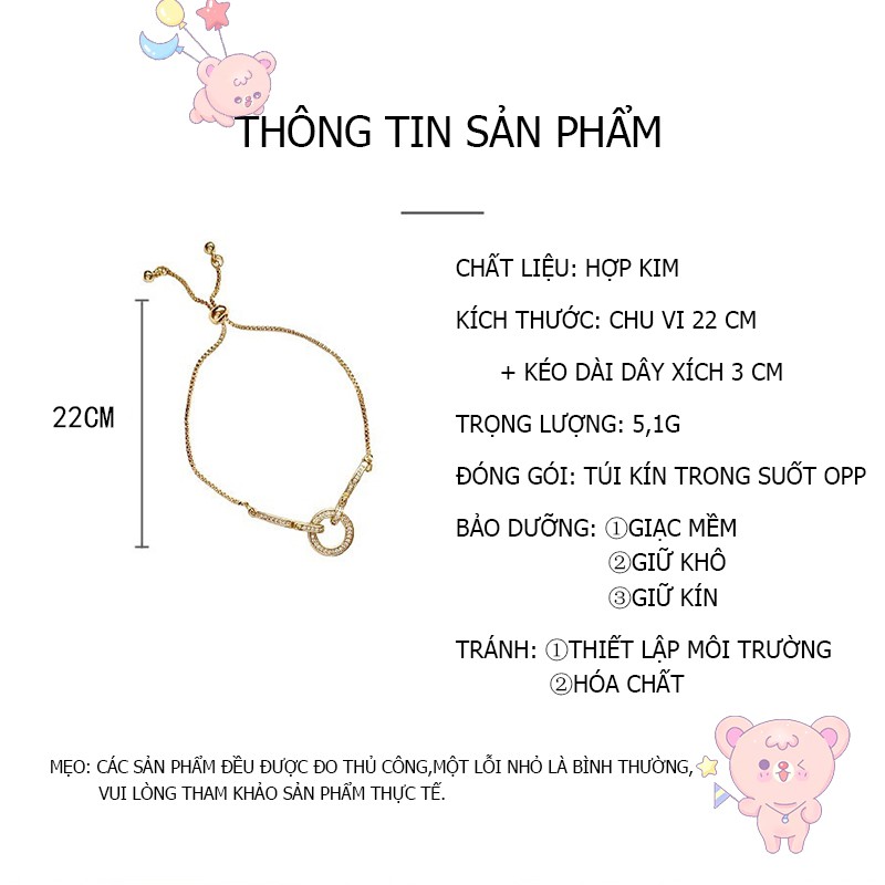 Vòng Đeo Tay Thiết Kế Đơn Giản Thời Trang Cho Nữ