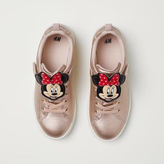 Giầy Sneaker nhũ đồng Mickey HM