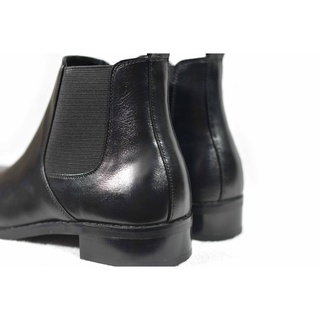 [TATHANIUM Footwear] Giày Chelsea boot ss1 màu đen da trơn