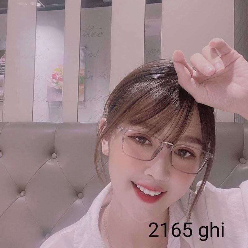 Gọng kính cận vuông nhựa dẻo 2165 – Tiệm kính Candy