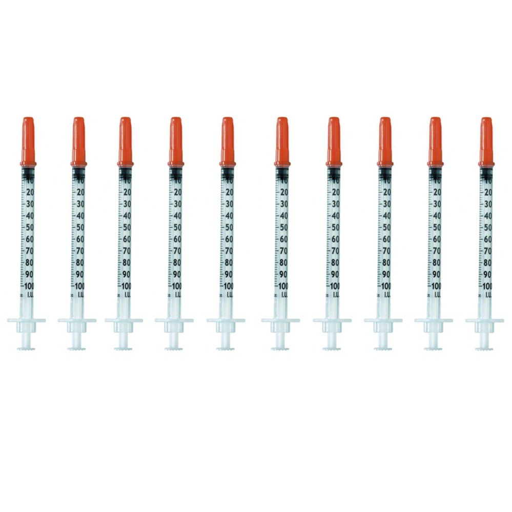 Bơm tiêm Insulin hộp 100 cây