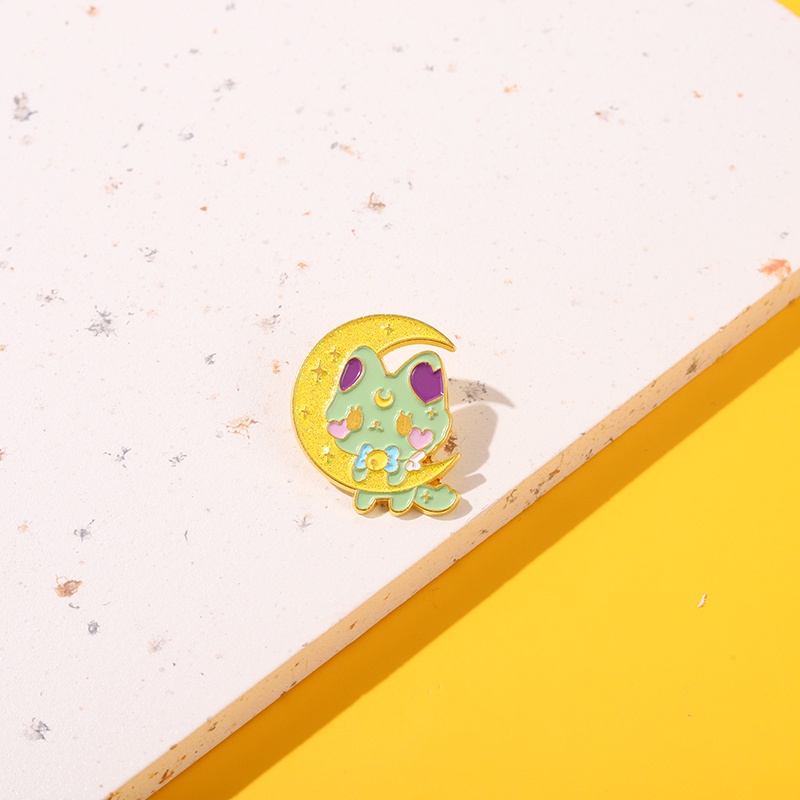 Ghim Cài Áo Hình Mèo Hoạt Hình Đáng Yêu