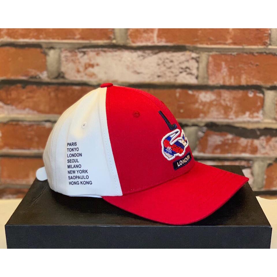 Nón lưỡi trai dù và kaki thêu logo Lacoste cờ Mỹ, Italia,Anh chất vải cotton hàn quốc cao cấp. phom đứng cứng cáp