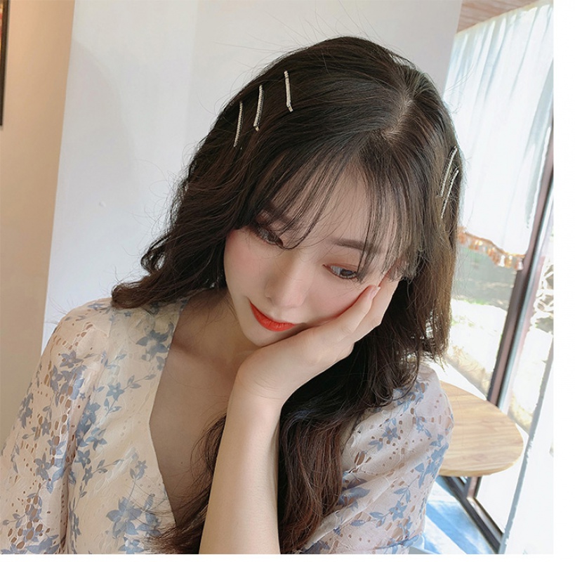 Kẹp Tóc Kim Loại Đính Đá Thời Trang Cho Nữ