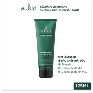 Kem Làm Sạch Tế Bào Chết Sáng Da Sukin Super Greens Detoxifying Facial Scrub 125ml SU27TTCRN - SUKINVN - TT CIRINO