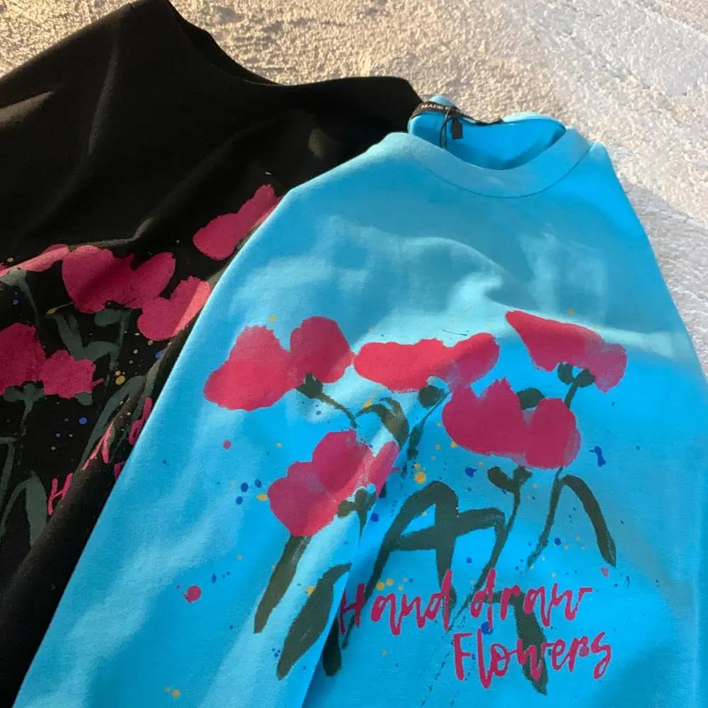 NRVP Áo Thun 100% Cotton Dáng Rộng Thời Trang Hàn Quốc Cho Nữ