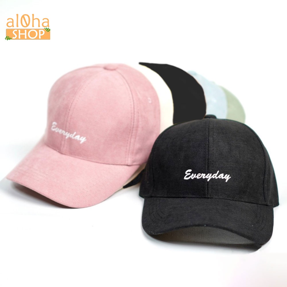 Mũ lưỡi trai - nón Ulzzang thêu chữ Everyday unisex nam nữ chống nắng phong cách thời trang, cá tính