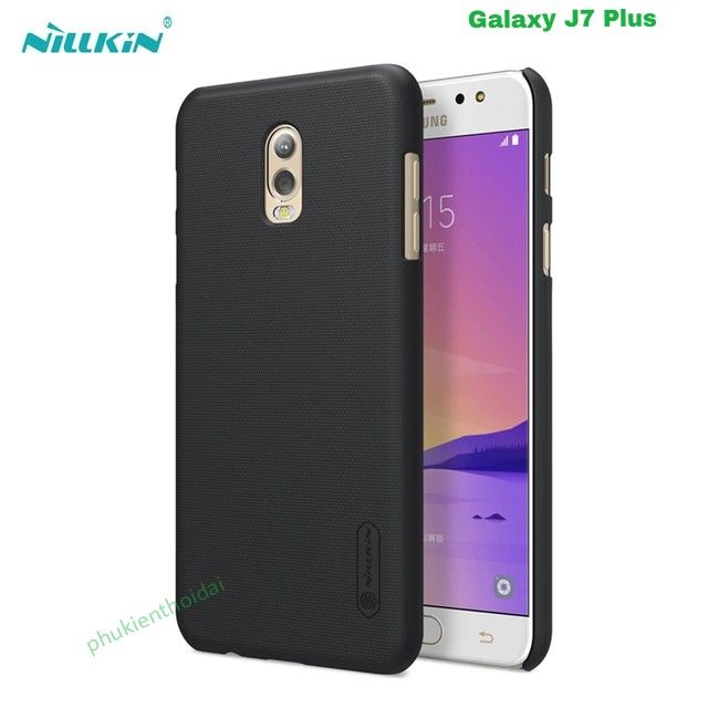 Samsung J7 plus ốp lưng vân sần cao cấp ( tặng keo chống hở mép )
