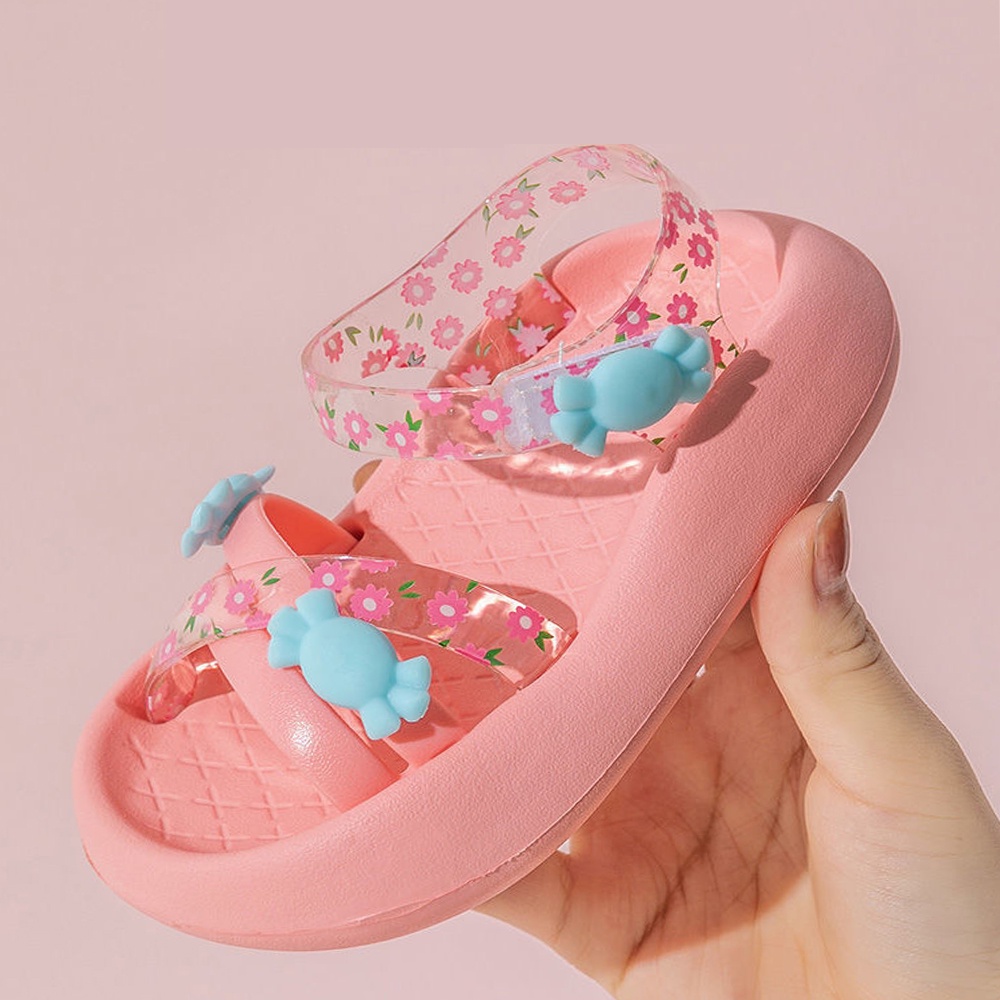 Dép quai hậu bé gái, sandal đi biển, đi chơi cho bé từ 8 đến 12 tuổi chống trơn trợt