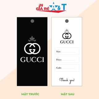 Nhãn mác, THẺ TREO giấy quần áo thời trang cao cấp - 100 cái - Có sẵn-M12