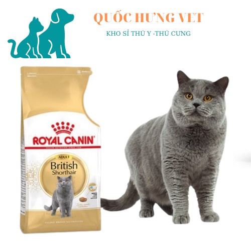 Hạt Cho Mèo Lớn Anh Lông Ngắn Royal Canin British Shorthair...2KG...QUOCHUNGVET